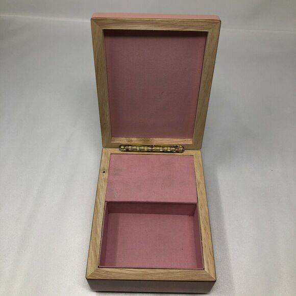 Hamilton Maud Humphrey Bogart Playing Bridesmaid Music Box Blush Pink Trinket - Picture 5 of 11